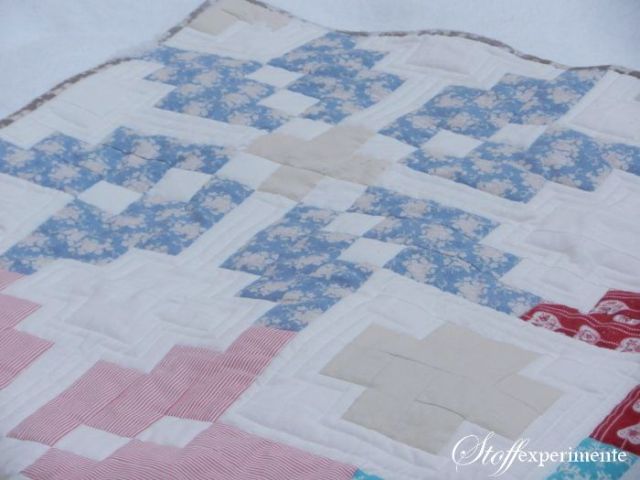 Norway Quilt - Stoffexperimente