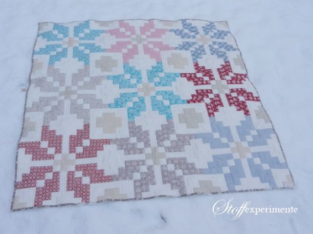 Norway Quilt - Stoffexperimente